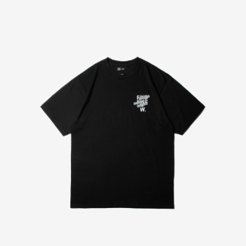 FFBW 컬러테이프 V2 쇼트슬리브 티셔츠 블랙